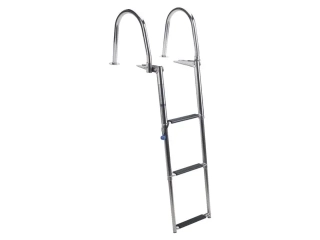 Nástupní žebřík teleskopický s madlem - 3 SCHODY