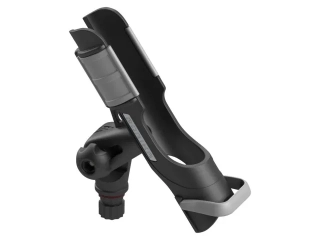 Držák na prut Borika šedý/černý