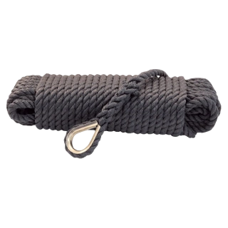 Polypropylenové kotevní lano 10 mm černé 20 m