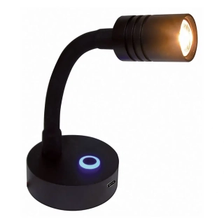 Led nástěnné svítidlo Apollo 10-30V stmívatelné s rychlonabíjením usb-c