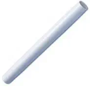 Kónická trubka Ø60 pro stolovou podnož hliník bílá 700mm