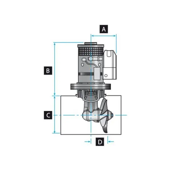 Lewmar 140 TT MPN 591482 Výkon (Watt) 2 kW Napětí 12 V
