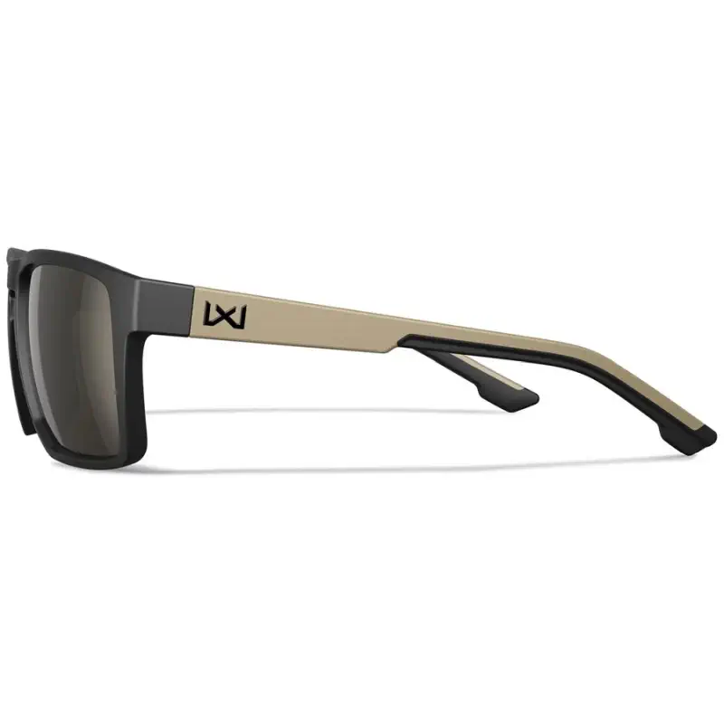 WILEY X FOUNDER Captivate Tungsten Mirror - Matte Black/Tan